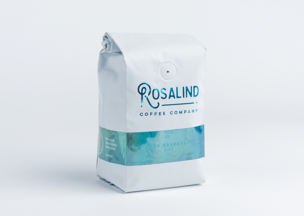 Hologram Plastic Labels - Rosalind Coffee Company