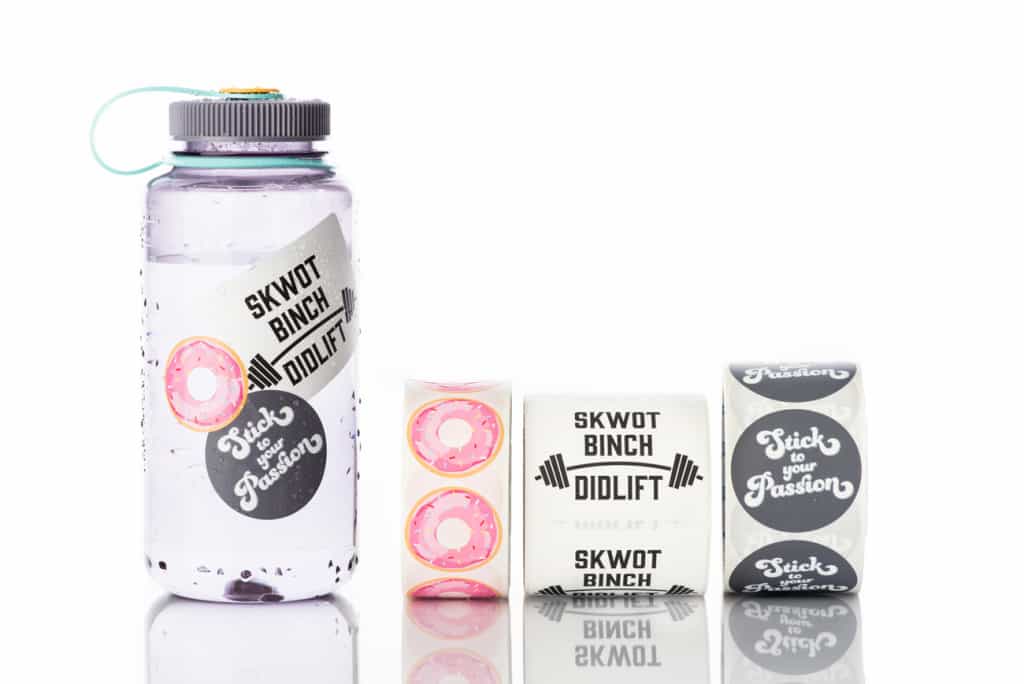 Custom water bottle labels