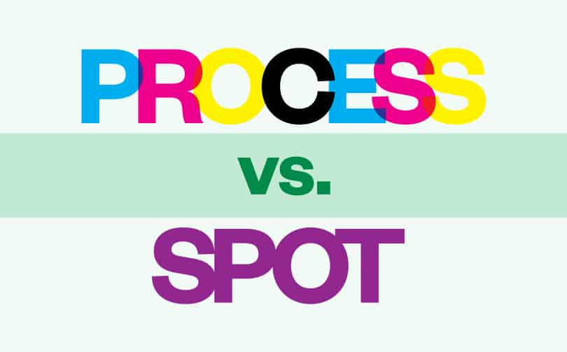 Process vs Spot color printing
