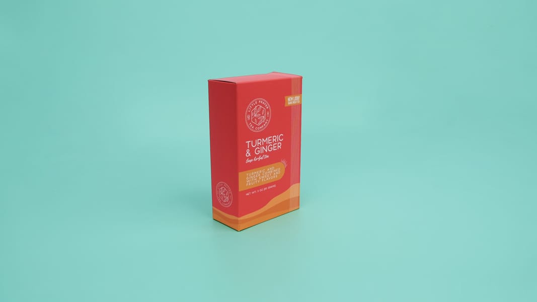 bright white paper carton tea packaging