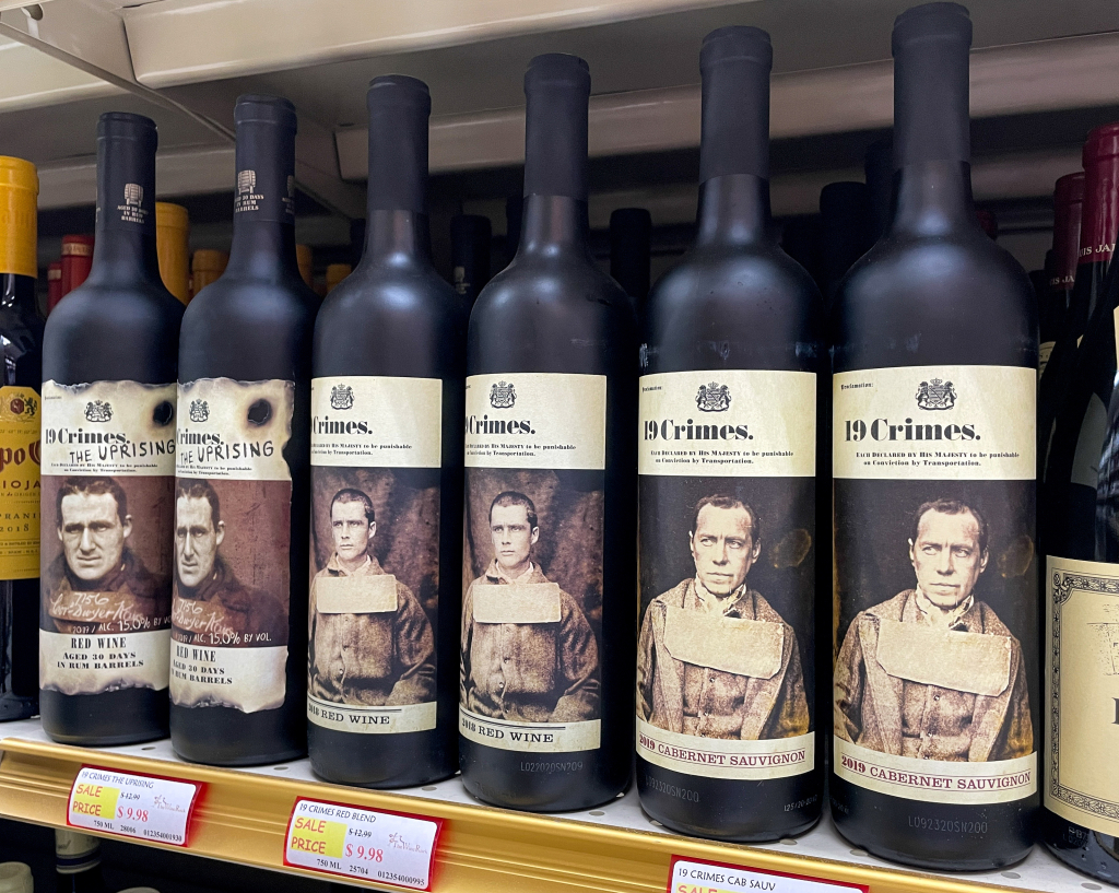19 Crimes Wine labels with Augmented Reality experience