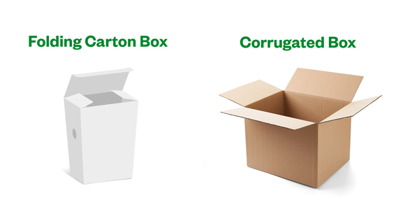 folding cartons vs corrugated boxes