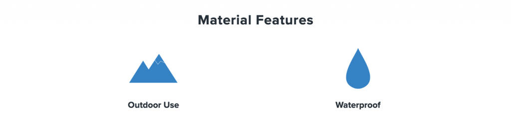 Vinyl Feature Icons