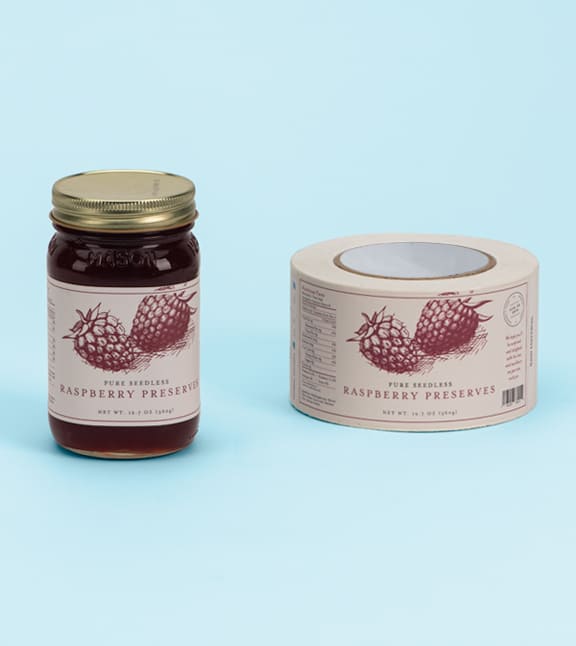 White Paper Labels