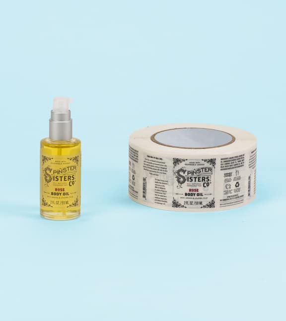 ClearPlastic Cosmetics Spinster Blue Meta