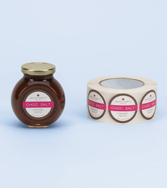 White BOPP Labels