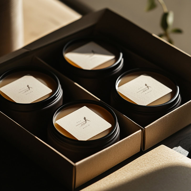 closeup candle brands packaging box